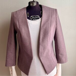 Express Mauve Stretch Knit Open Blazer - Size 8